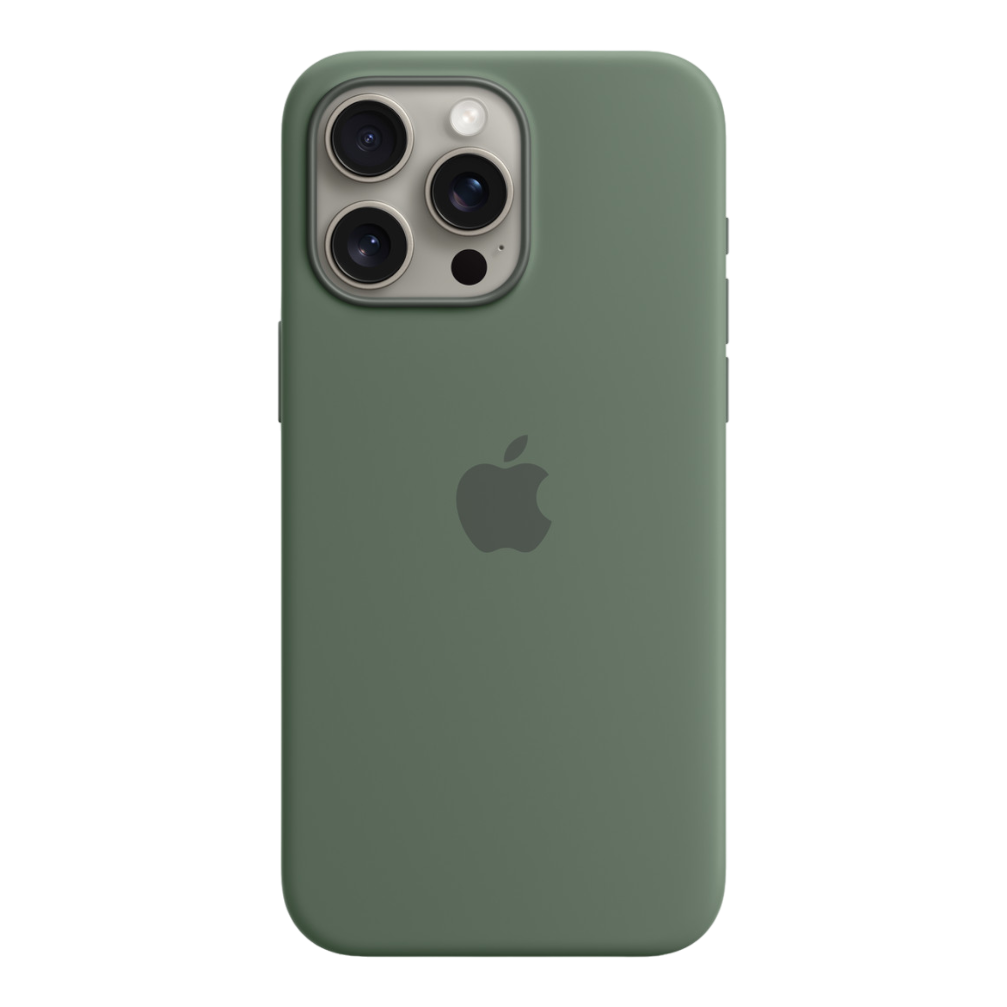 iPhone 15 Pro Max Silicone Case with MagSafe - Cypress - alAsil